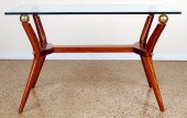 ITALIAN MAHOGANY OCCASIONAL TA