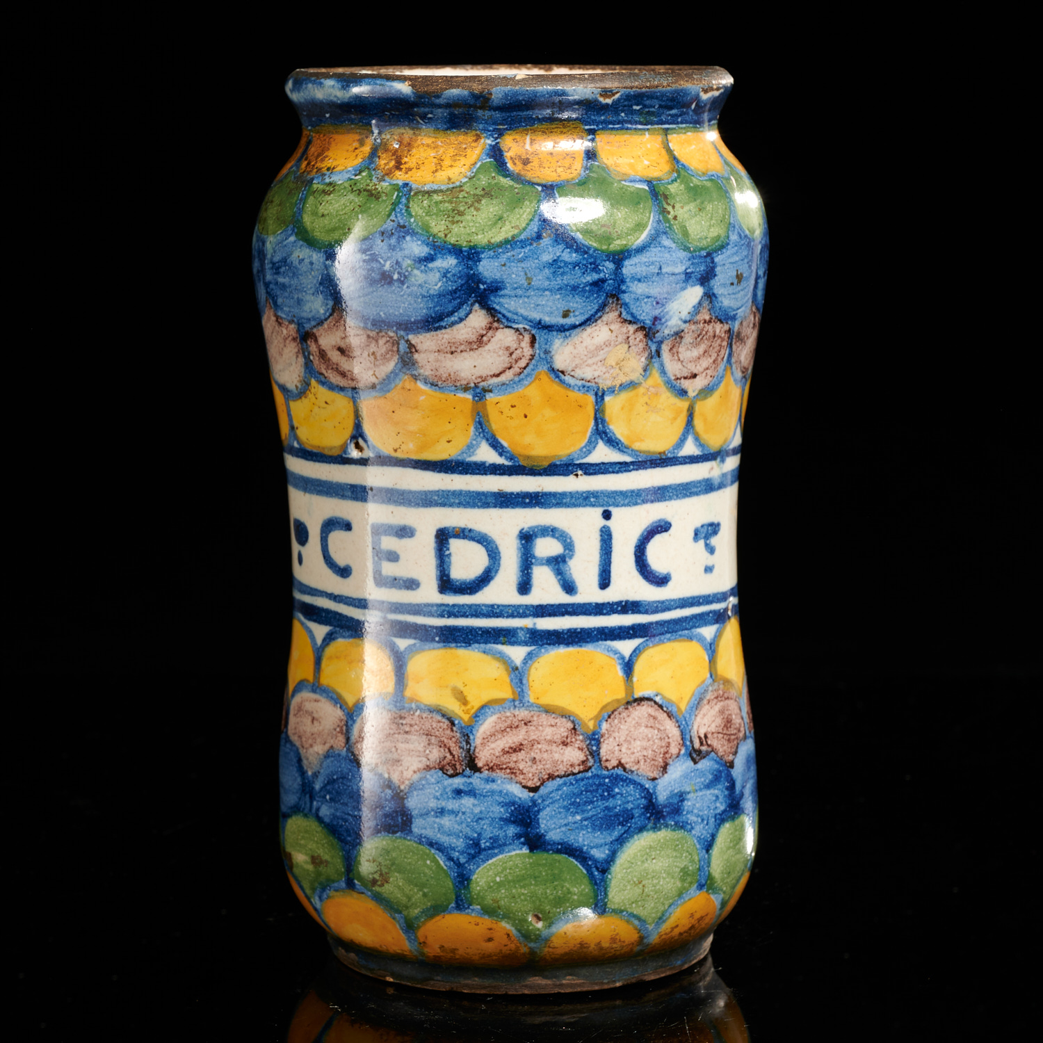 ITALIAN MAIOLICA ALBARELLO OR