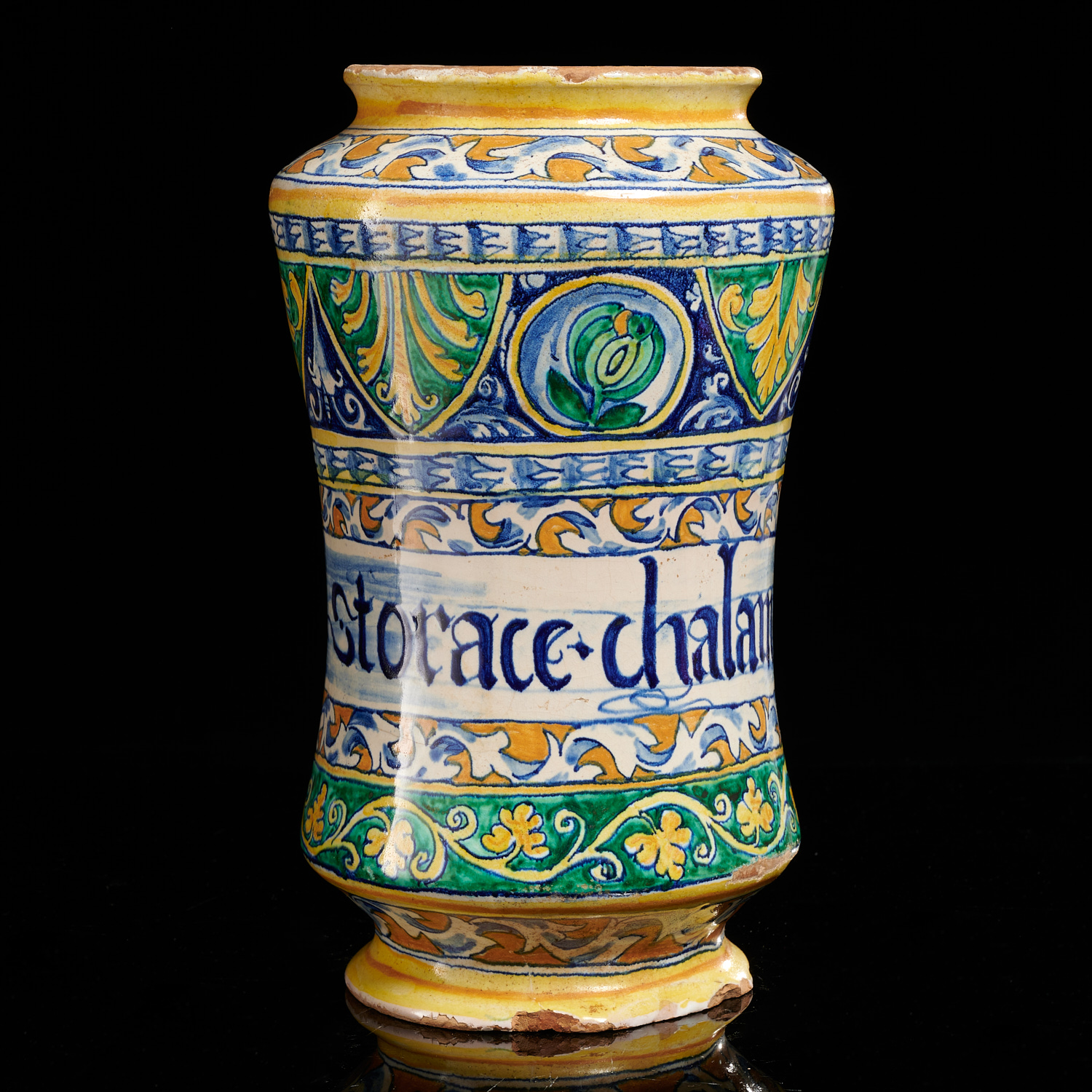 ITALIAN MAIOLICA ALBARELLO OR