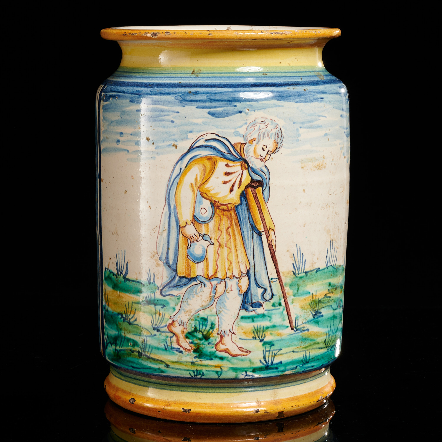 ITALIAN MAIOLICA ALBARELLO OR