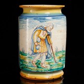 ITALIAN MAIOLICA ALBARELLO OR