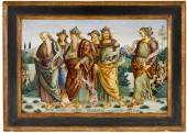 Italian maiolica and copper lu