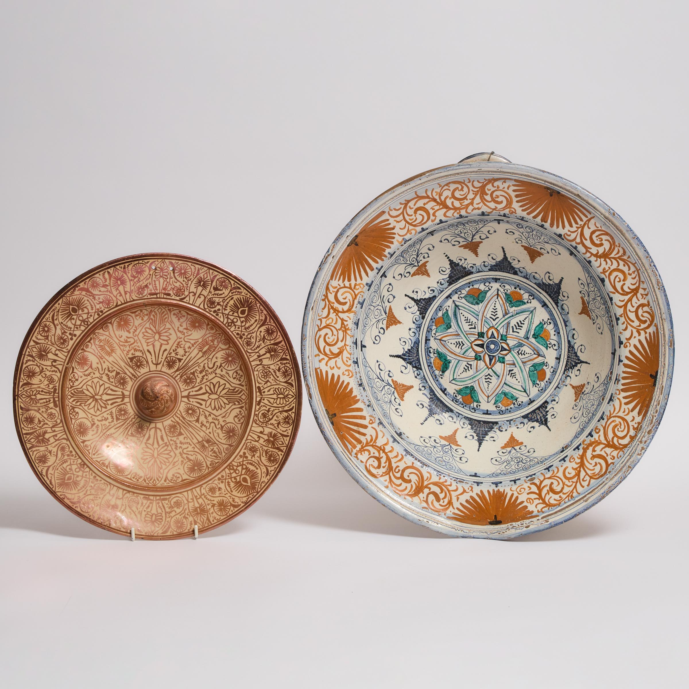 Italian Maiolica Large Bowl and