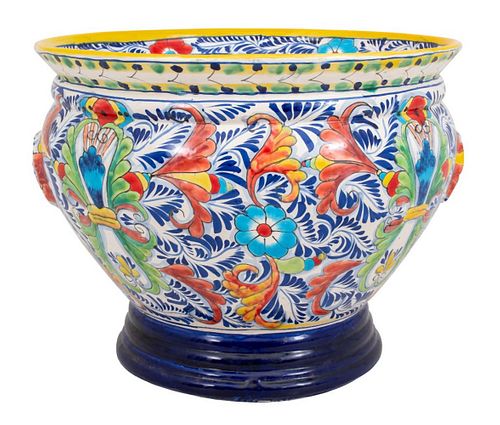 ITALIAN MAIOLICA PIANTATRICE DI