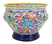 ITALIAN MAIOLICA PIANTATRICE D