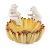 ITALIAN MAJOLICA BANANA FRUIT