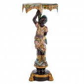 ITALIAN MAJOLICA BLACKAMOOR LA