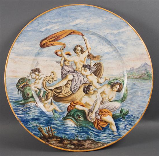 Italian Majolica charger