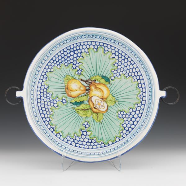 ITALIAN MAJOLICA DECORATIVE PLATE 2