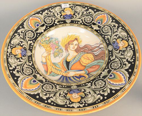 ITALIAN MAJOLICA DERUTA DEEP