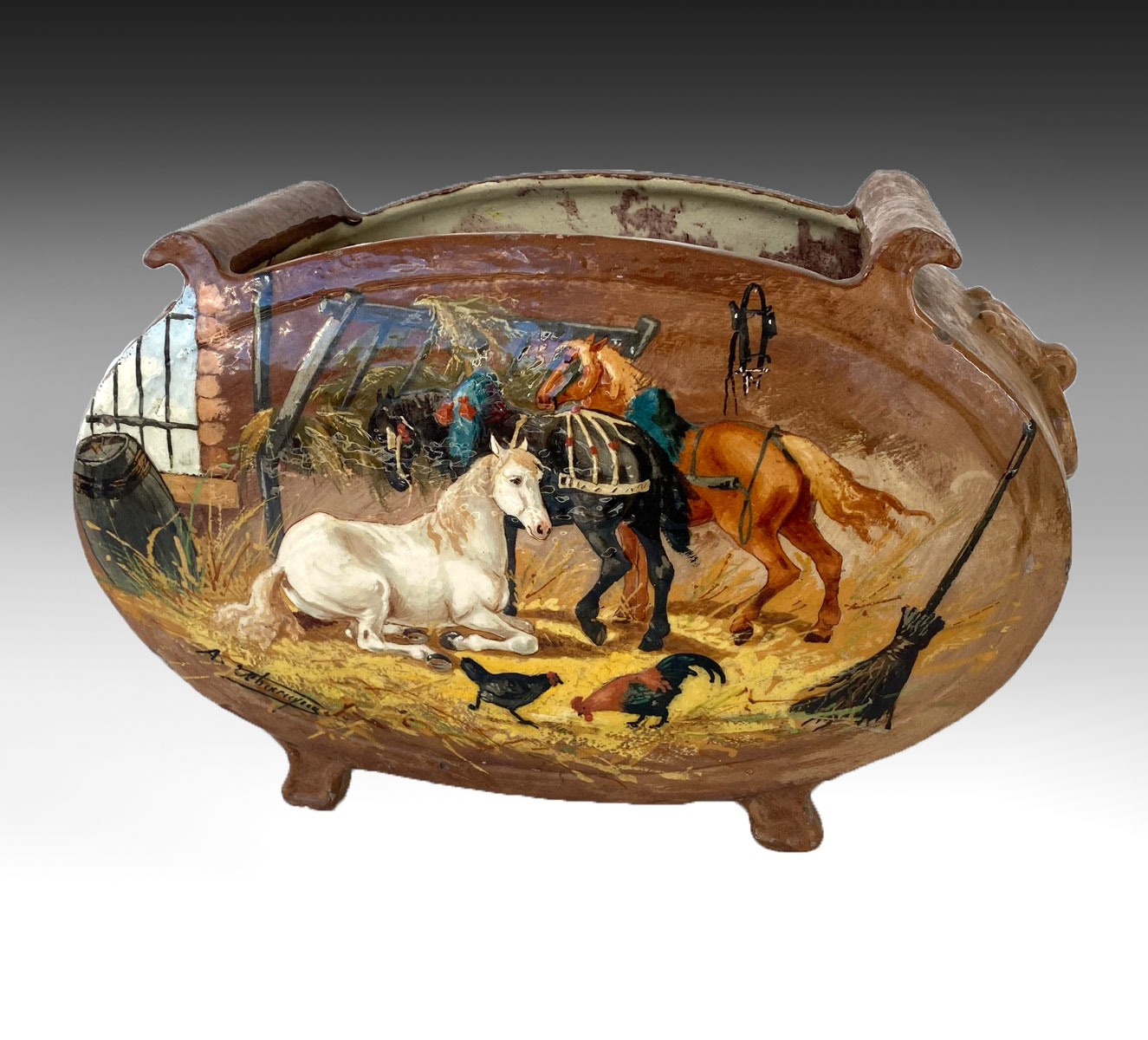 ITALIAN MAJOLICA FERNER: