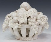 ITALIAN MAJOLICA FRUIT & FLOWE