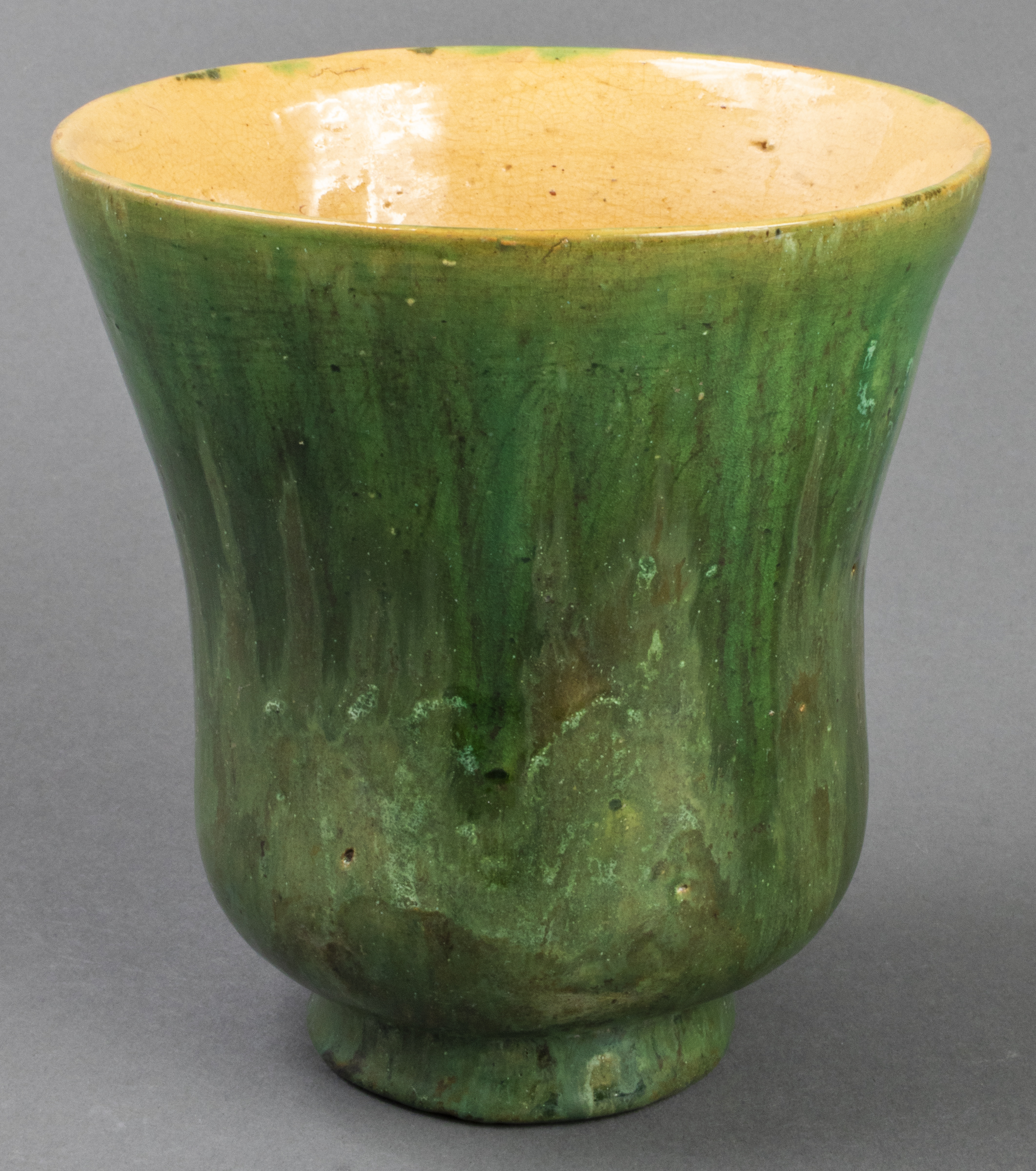 ITALIAN MAJOLICA GLAZED VASE