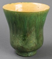 ITALIAN MAJOLICA GLAZED VASE I
