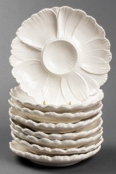 ITALIAN MAJOLICA OYSTER PLATES