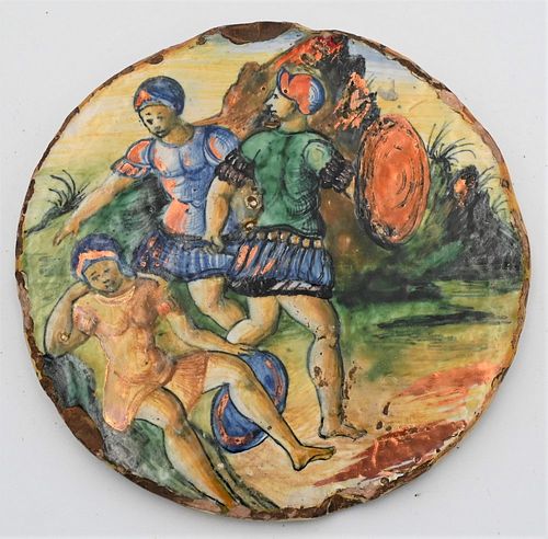 ITALIAN MAJOLICA POLYCHROME