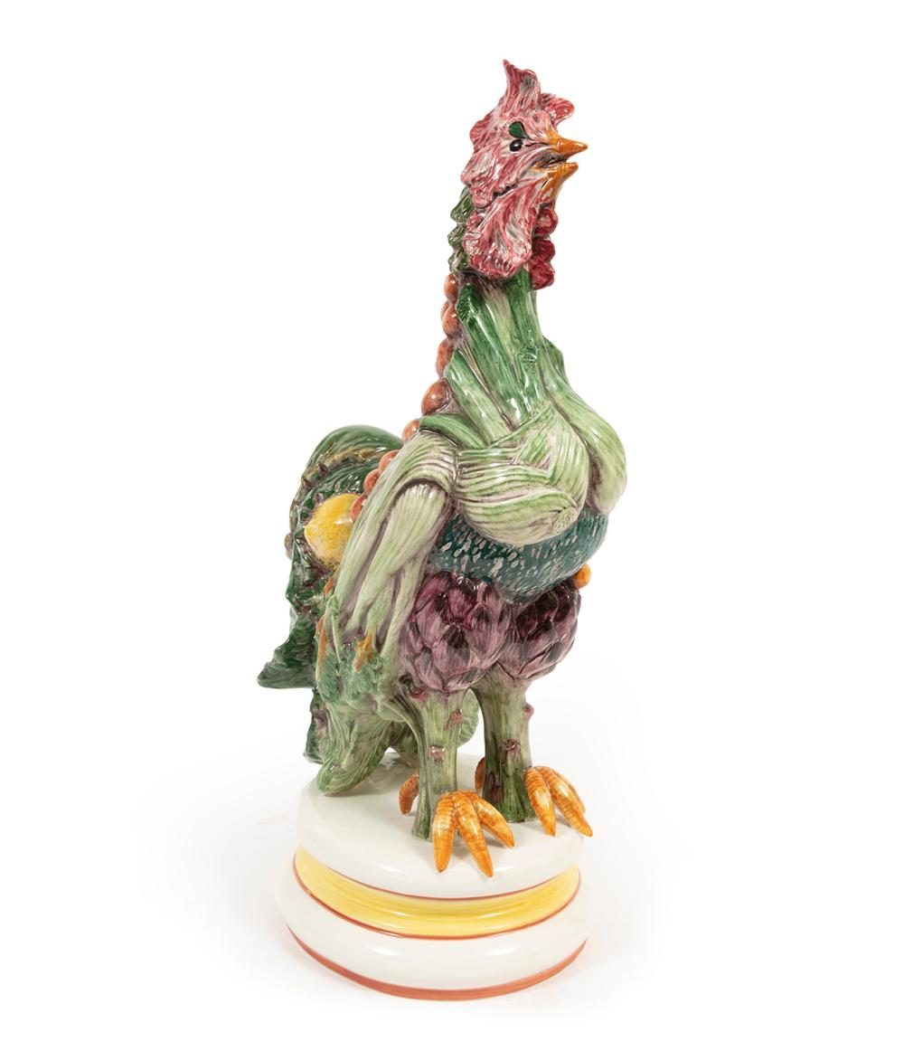 ITALIAN MAJOLICA ROOSTERItalian