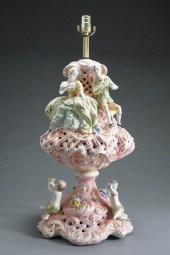 ITALIAN MAJOLICA TYPE ROCOCO S