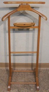 ITALIAN MAPLE BUTLER'S STAND,