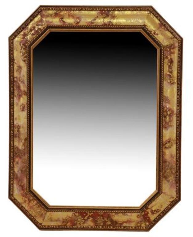 ITALIAN MARBELIZED & PARCEL GILT