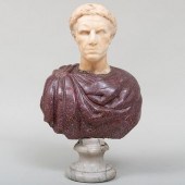 ITALIAN MARBLE AND PORPHYRY BU