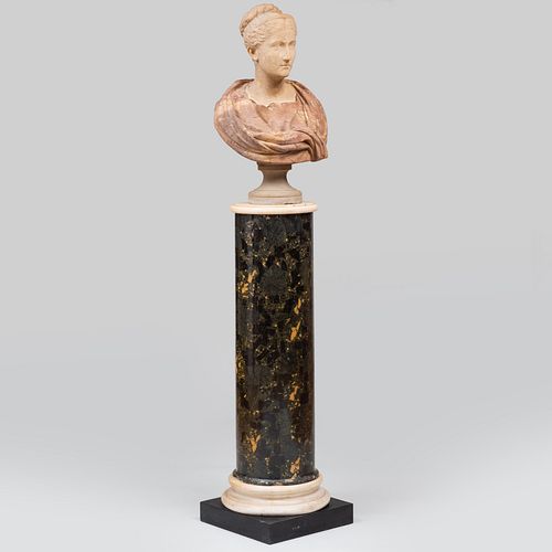 ITALIAN MARBLE BUST OF SABINA