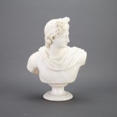 Italian Marble Bust of The Apo