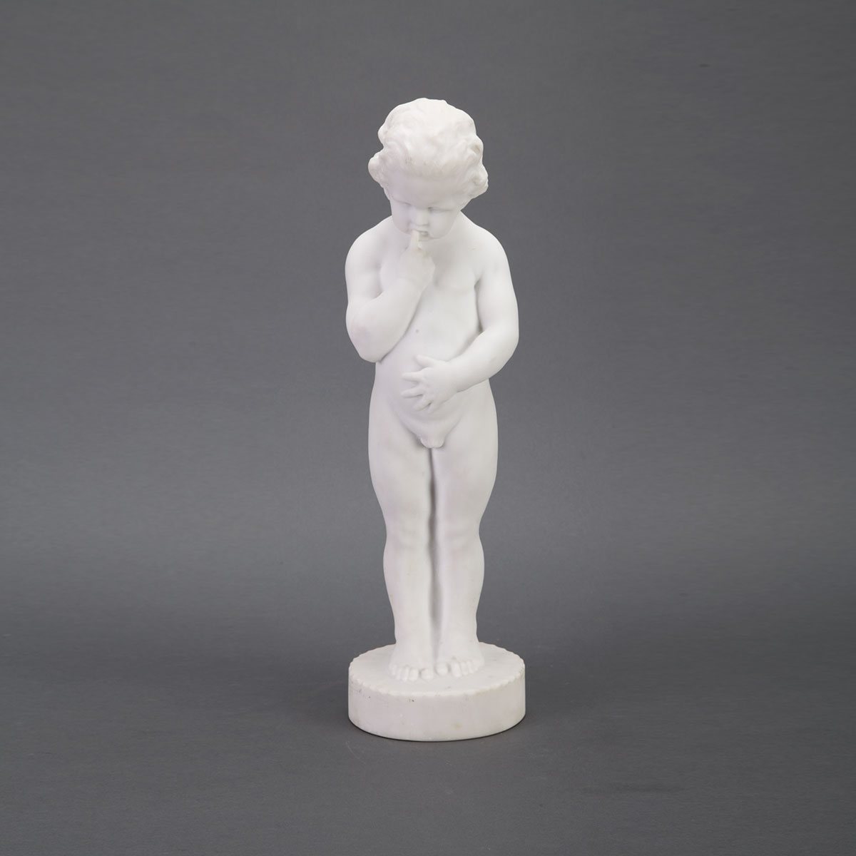Italian Marble Figure of a Young