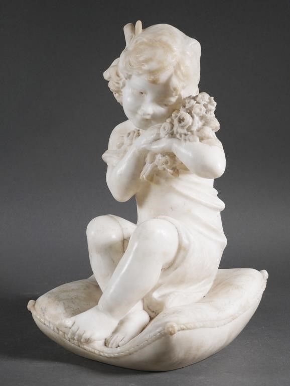 ITALIAN MARBLE STATUE, E