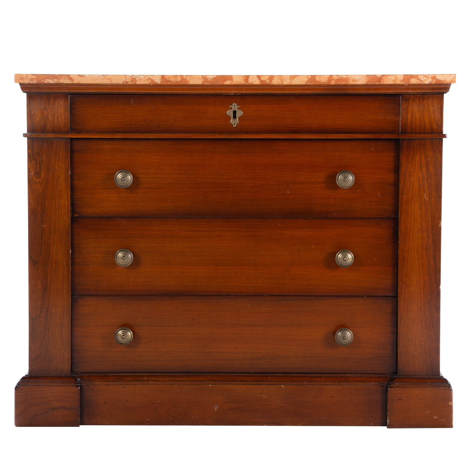 ITALIAN MARBLE TOP CHEST 20th