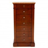 ITALIAN MARBLE TOP LINGERIE CH