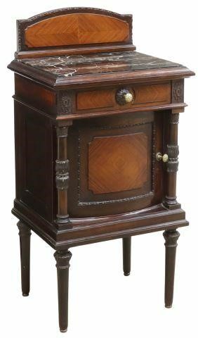 ITALIAN MARBLE-TOP MAHOGANY