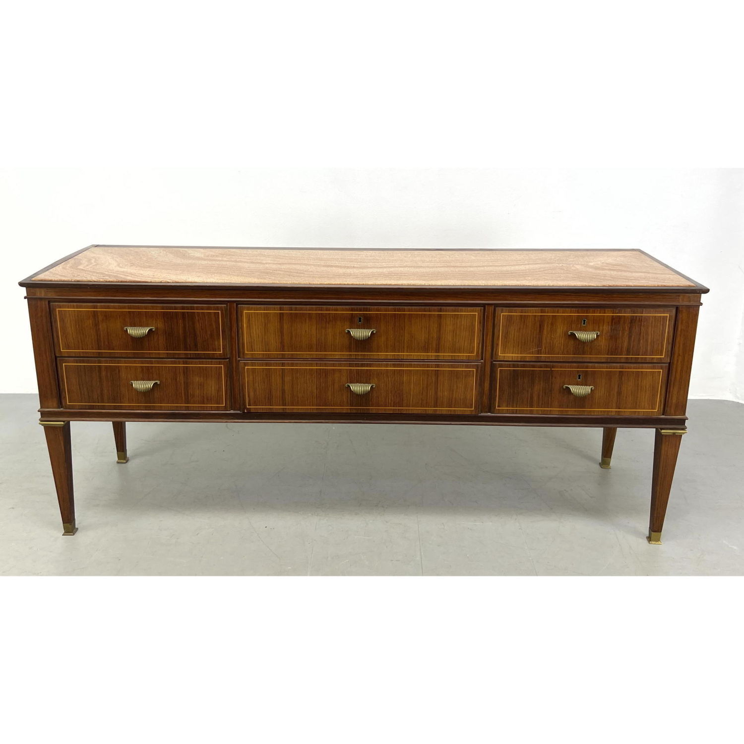 Italian Marble Top Sideboard