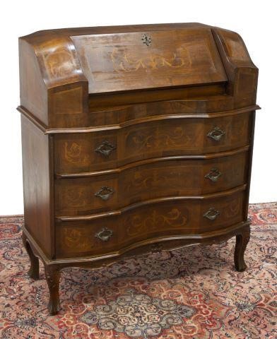 ITALIAN MARQUETRY FALL FRONT