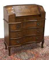 ITALIAN MARQUETRY FALL FRONT S