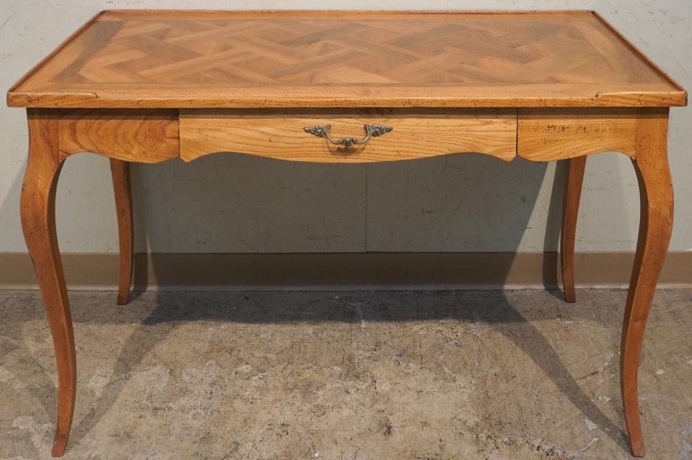 ITALIAN MARQUETRY FRUITWOOD DESK,