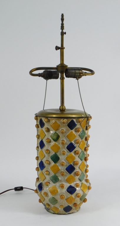 ITALIAN MCM GLAZED ART POTTERY