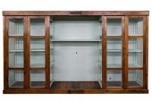 ITALIAN MESH-FRONT OAK CABINET