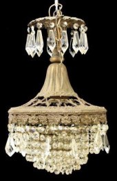 ITALIAN METAL & CRYSTAL PRISM