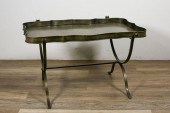 ITALIAN METAL TRAY TOP TABLEIt