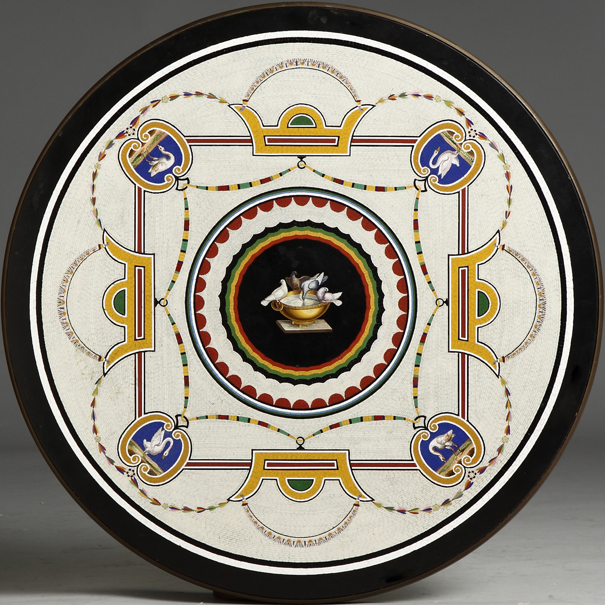 Italian Micro Mosaic on Gilt Wood