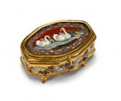 Italian micromosaic and enamel