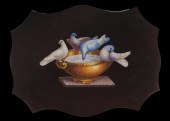 ITALIAN MICROMOSAIC PLAQUE DEP