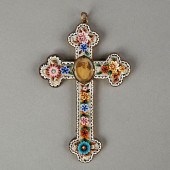 ITALIAN MICROMOSAIC POPE PIUS