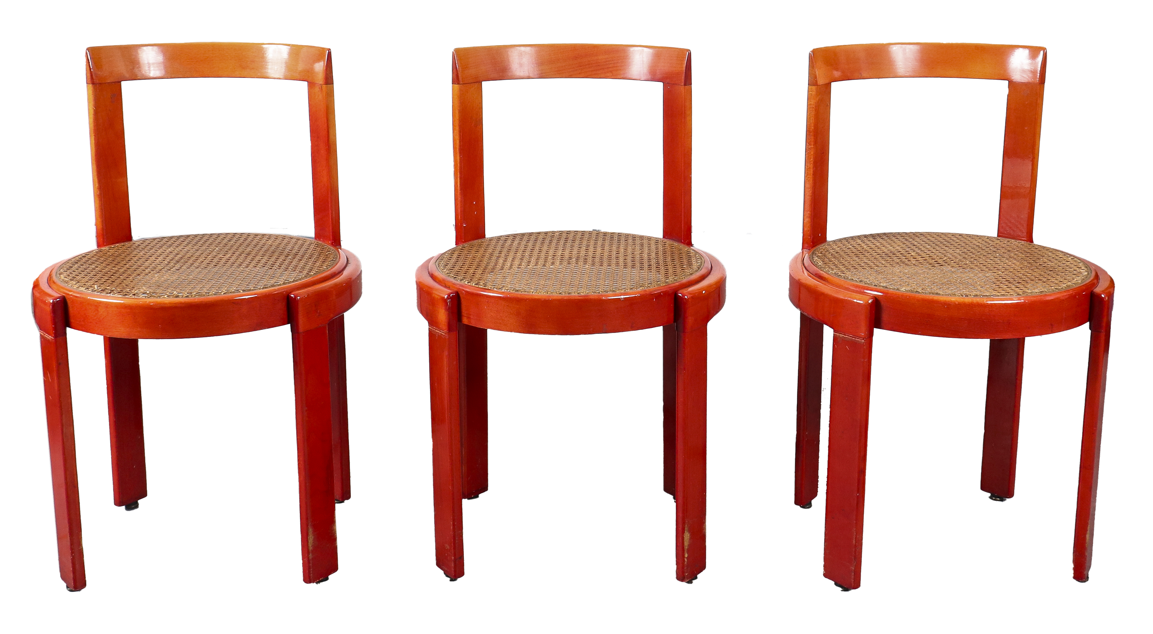 ITALIAN MID-CENTURY MODERN CANED