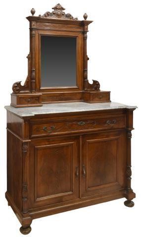 ITALIAN MIRRORED MARBLE-TOP