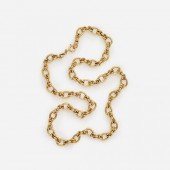ITALIAN MIXED OVAL LINK NECKLA