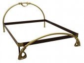 ITALIAN MODERN BRASS RIBBON DR