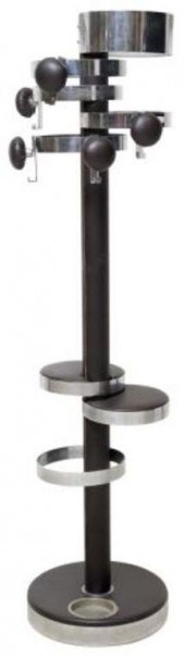 ITALIAN MODERN CHROME & LEATHE