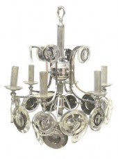 ITALIAN MODERN CHROMED METAL &